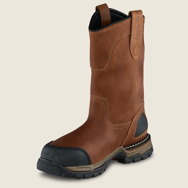 Bottes de Sécurité Red Wing - Flexforce® - 11-Inch Waterproof Toe Pull-On - Marron - Homme 071BFQIPL